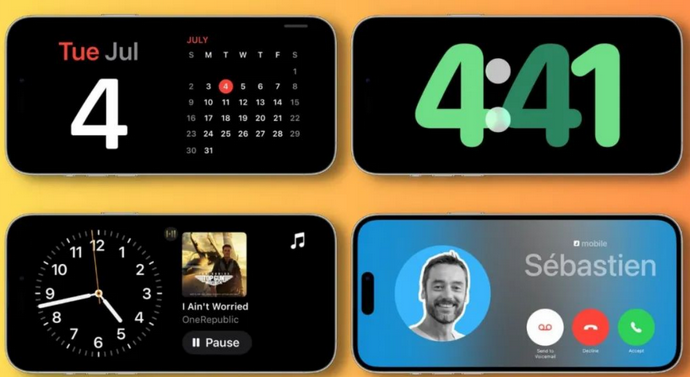 围场苹果手机维修分享iOS17横屏充电待机显示有什么好处 